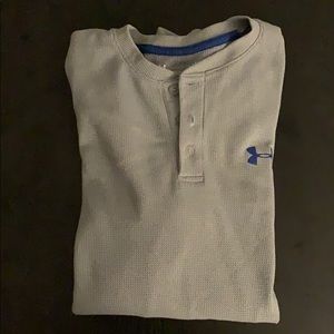 Under Armour Grey Long Sleeve Henley